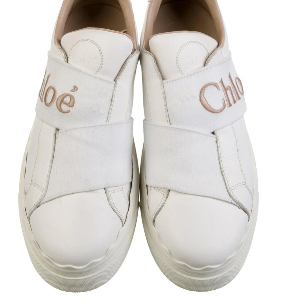 CHLOÉ Leather Printed Sneakers